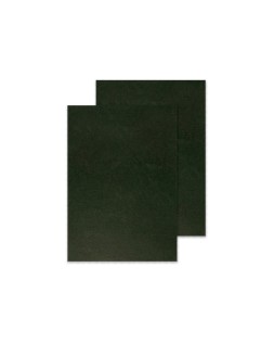 Tapa de encuadernacion q-connect carton din a4 negro simil piel 250 gr caja de 100 unidades