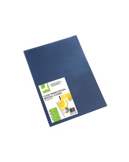 Tapa de encuadernacion q-connect pvc din a3 incolora 200 mc caja de 100 unidades