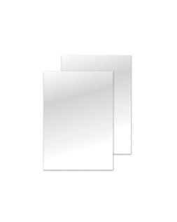 Tapa de encuadernacion q-connect pvc din a4 incolora 250 mc paquete de 100 unidades