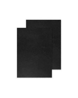 Tapa de encuadernacion q-connect pvc din a4 opaca negra 180 micras caja de 100 unidades