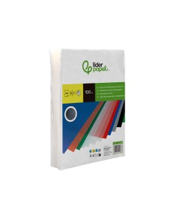 Tapa encuadernacion liderpapel polipropileno a4 0.5mm incolor translucidas paquete de 100 unidades