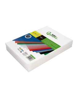 Tapa encuadernacion liderpapel polipropileno a4 0.5mm incolor translucidas paquete de 100 unidades