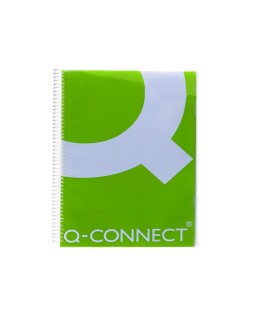 Espiral plastico q-connect transparente 32 5:1 10mm 1,8mm caja de 100 unidades