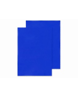 Tapa de encuadernacion q-connect pvc din a4 opaca azul 180 micras caja de 100 unidades