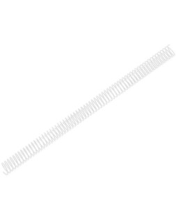 Espiral metalico q-connect blanco 64 5:1 18mm 1,2mm caja de 100 unidades