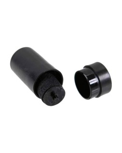Rodillo entintador q-connect 20 mm tinta color negro para etiquetadora q-connect kf00712