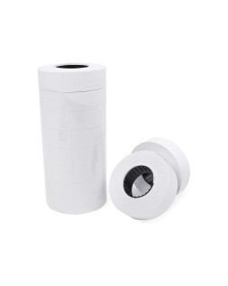 Etiquetas q-connect blanca 21x12 mm lisa rollo 1000 etiquetas para etiquetadora connect kf00712