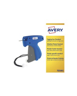 Pistola de navetes sujeta etiquetas avery tgs001 uso convencional y textil