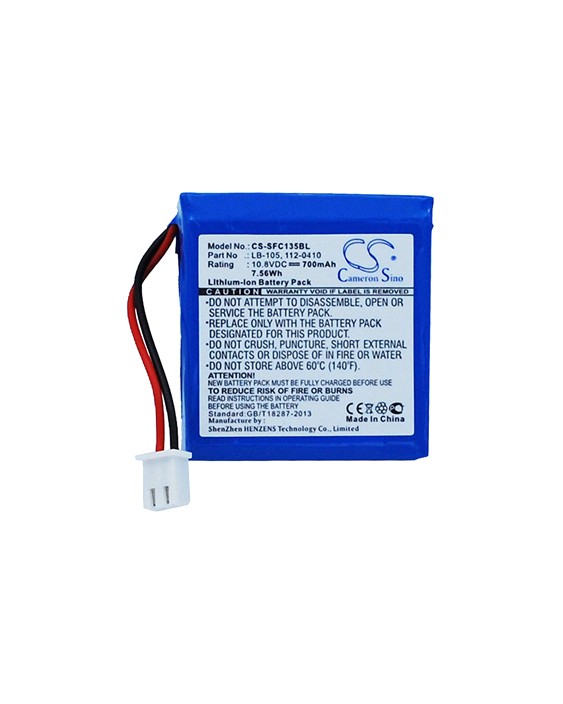 Bateria de litio safescan lb-105 recargable para safescan 155-s