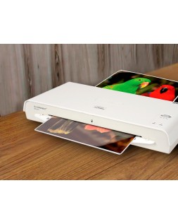 Bolsa de plastificar q-connect 303 x 216 mm 80 mc din a4 caja de 100 unidades
