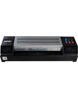 Plastificadora q-connect kf16918 profesional rugerizada caliente din a3 cuatro rodillos hasta 200 mc