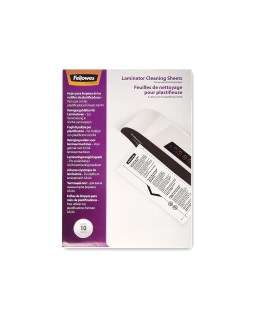 Hoja de limpieza fellowes para plastificadoras pack de 10 unidades