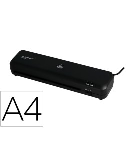 Plastificadora q-connect compacta kf19061 din a4 plastificado caliente/frio luces ready/power 2 rodillos