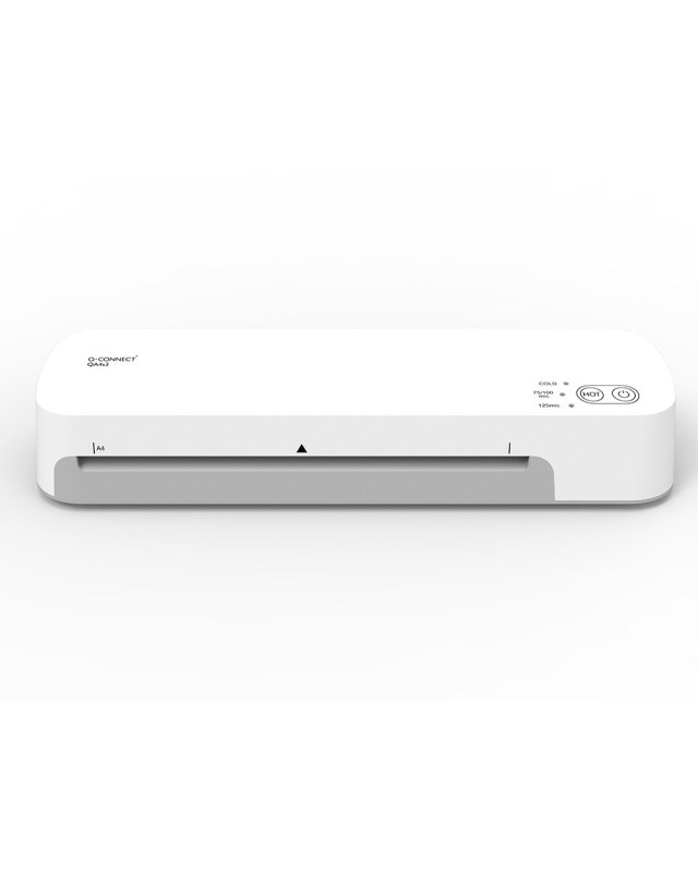 Plastificadora q-connect kf19091 din a4 estandar 2 rodillos hasta 125 mc
