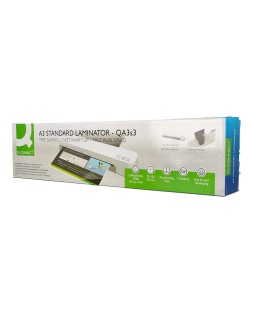 Plastificadora q-connect kf19091 din a4 estandar 2 rodillos hasta 125 mc