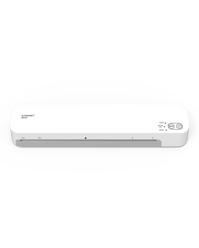 Plastificadora q-connect kf19092 din a3 estandar 2 rodillos hasta 125 mc