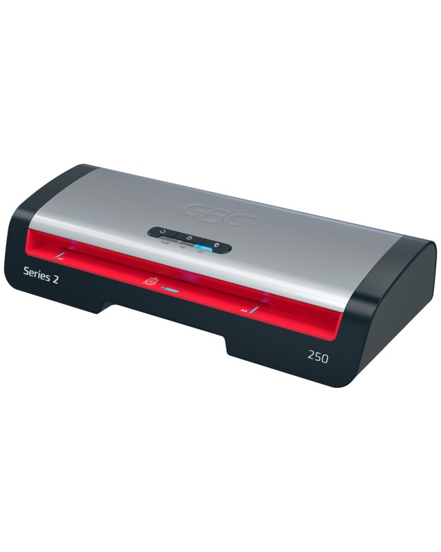 Plastificadora gbc 250 office din a4 apagado automatico 2 rodillos hasta 125 micras