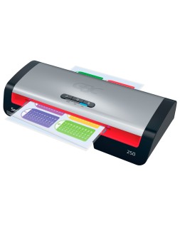 Plastificadora gbc 250 office din a4 apagado automatico 2 rodillos hasta 125 micras