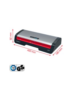 Plastificadora gbc 250 office din a4 apagado automatico 2 rodillos hasta 125 micras