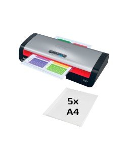 Plastificadora gbc 250 office din a4 apagado automatico 2 rodillos hasta 125 micras