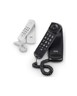 Telefono spc sobremesa/mural original lite 2 led con rellamada 10 memorias color negro