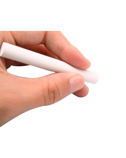 Tiza blanca antipolvo robercolor caja de 10 unidades