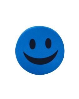 Borrador liderpapel pizarra blanca redondo 5 cm diametro magnetico cara smiley colores surtidos