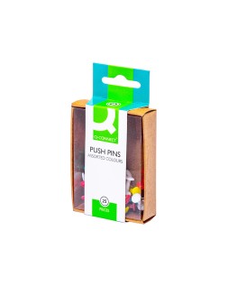 Señalizador de planos q-connect caja de 25 unidades colores surtidos