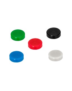 Iman para sujecion q-connect ideal para pizarras magneticas35 mm colores surtidos caja de 10 unidades