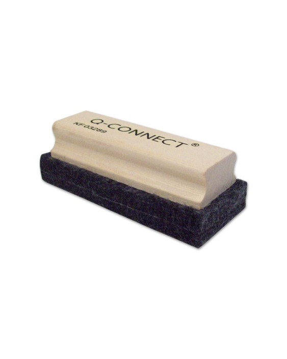 Borrador q-connect fieltro para pizarra 100x40 mm