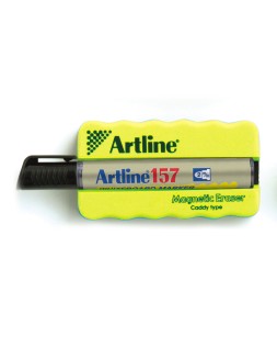 Borrador artline pizarra blanca magnetico con rotulador ek-157 negro