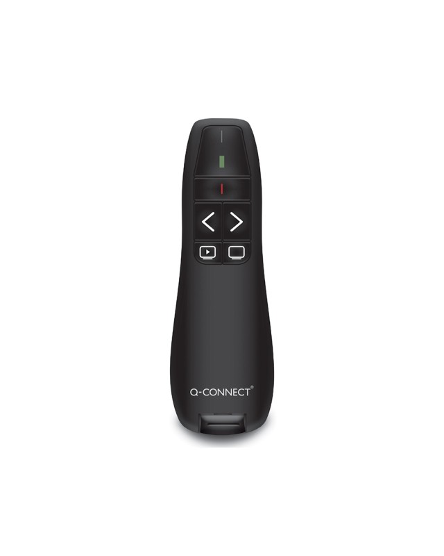 Puntero laser q-connect para presentaciones 5 botones alcance 20 m receptor usb