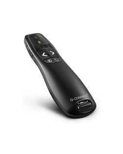 Puntero laser q-connect para presentaciones 5 botones alcance 20 m receptor usb