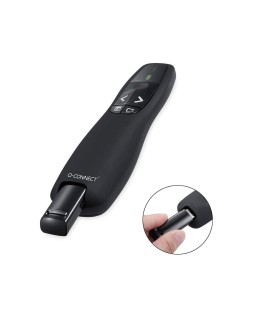 Puntero laser q-connect para presentaciones 5 botones alcance 20 m receptor usb