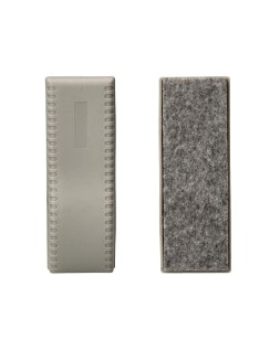 Borrador q-connect magnetico para pizarra blanca con recambio de fieltro reemplazable 15x5,5x4,5 cm