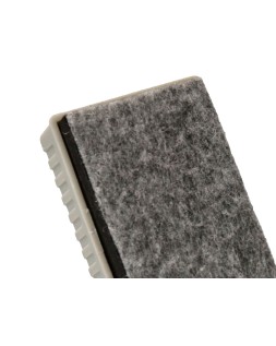 Borrador q-connect magnetico para pizarra blanca con recambio de fieltro reemplazable 15x5,5x4,5 cm