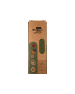 Iman para sujecion liderpapel ecouse pp reciclado para pizarra magnetica 35 mm caja de 10 unidades
