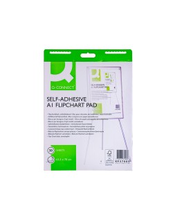 Bloc congreso q-connect papel autoadhesivo 635x830 mm fsc 30 hojas 70 g