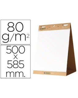 Bloc congreso bi-office liso autoadhesivo sobremesa 500x585 mm papel de 80 g