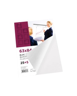 Bloc congreso liderpapel liso 630x840 mm 25+5 hojas 80 g