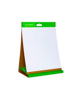 Bloc congreso q-connect liso autoadhesivo sobremesa 508x584 mm 20 hojas papel blanco de 75 g fsc