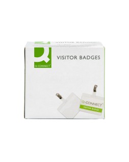 Identificador con pinza q-connect kf01560 60x90 mm con apertura superior