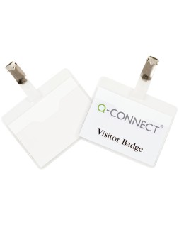 Identificador con pinza q-connect kf01562 60x90 mm cerrada