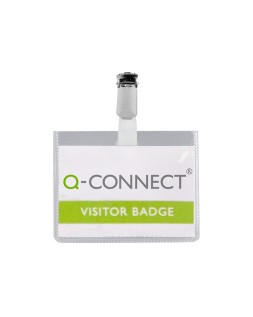 Identificador con pinza q-connect kf01562 60x90 mm cerrada