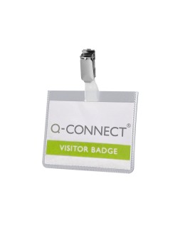 Identificador con pinza q-connect kf01562 60x90 mm cerrada