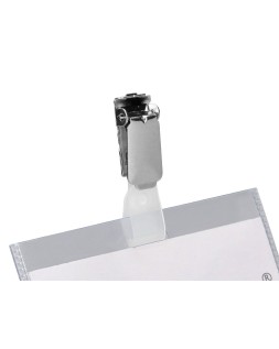 Identificador con pinza q-connect kf01562 60x90 mm cerrada