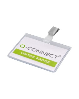 Identificador con pinza q-connect kf01562 60x90 mm cerrada