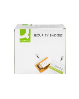Identificador con pinza q-connect kf01562 60x90 mm cerrada