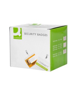 Identificador con pinza q-connect kf01562 60x90 mm cerrada