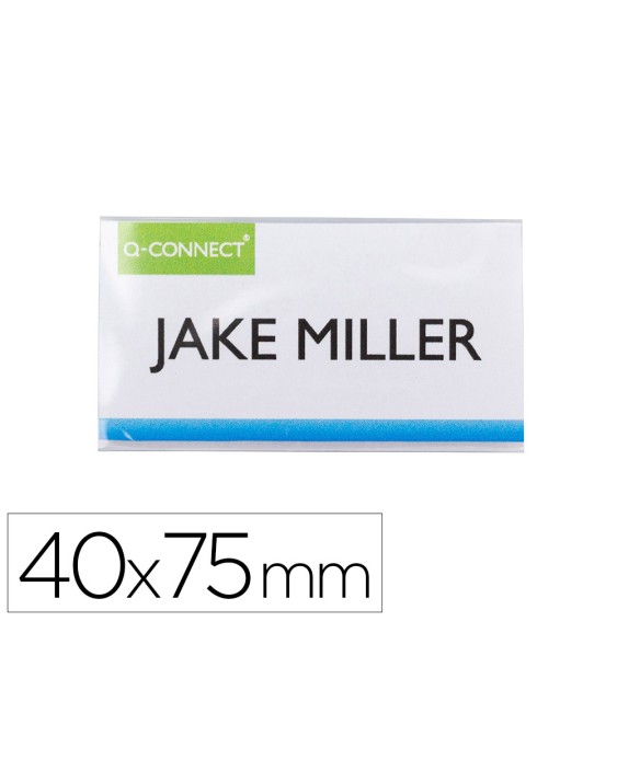 Identificador q-connect kf14137 con clip magnetico apertura superior 40x75 mm